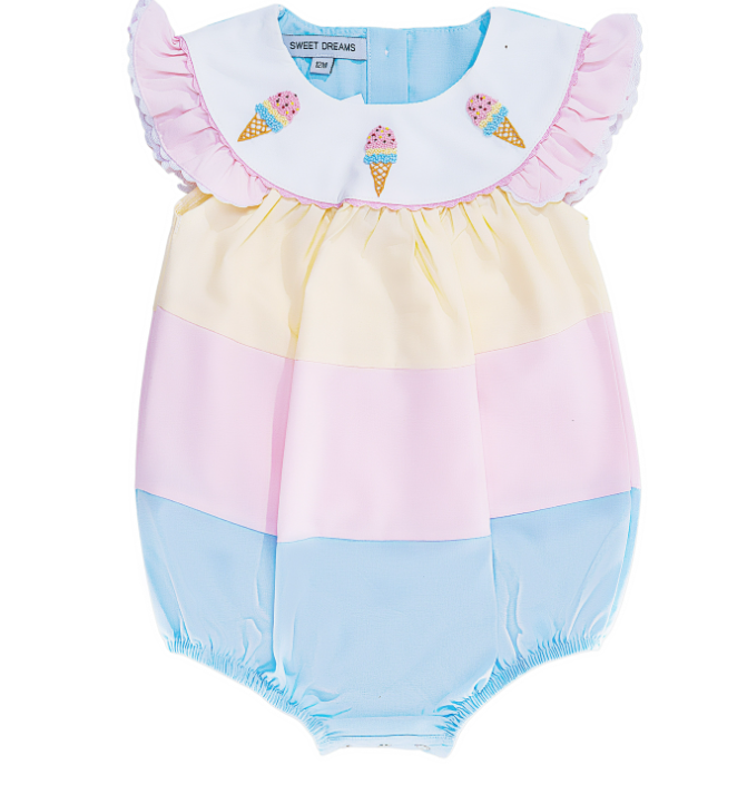 COLORBLOCK EMB ICE CREAM BUBBLE