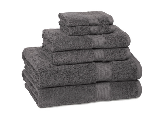 BATH TOWEL CHARCOAL
